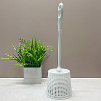 Ёршик для унитаза в сетку 43 см белый