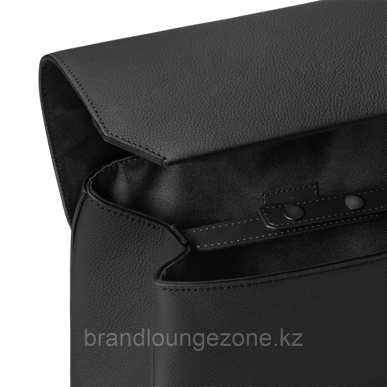 Элегантный мужской рюкзак Fastline, черного цвета из натуральной кожи - фото 8 - id-p114177744