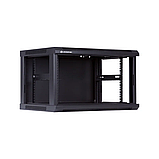 LinkBasic 6U 600*450*367, Шкаф телекоммуникационный, цвет чёрный, передняя дверь стеклянная (тонированная), фото 9