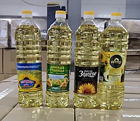 Масло подсолнечное рафинированное дезодорированное вымороженное(Высший сорт) объем 1 литр ЗОЛОТОЕ