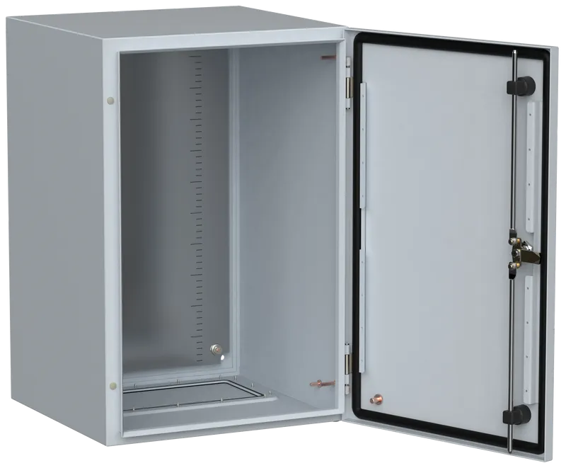 Корпус металлический TITAN5 ЩМП-40.30.20 (400х300х200мм) с монтажной панелью УХЛ1 IP66 IEK, фото 1