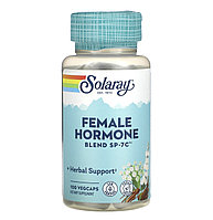 Solaray смесь женских гормонов, 100 вегетарианских капсул