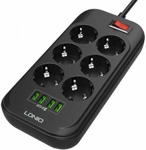 Сетевой фильтр LDNIO SE6403, фото 1