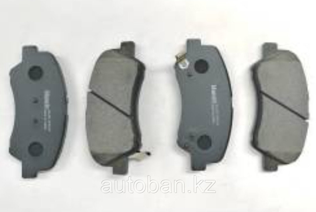 Колодки тормозные перед HYUNDAI ACCENT /SOLARIS 17-/CRETA 15-/KIA RIO 17- (в комплекте с прижимными пластинами