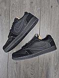 Кроссовки Nike Air Jordan 1 Retro Low OG SP "Travis Scott - Black Phantom Люкс Качество, фото 10