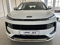 Защита переднего бампера двойная d60/42 для JAC JS6 2022-