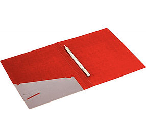 Папка-скоросшиватель с пружинным механизмом, 17 мм, красный, Attache