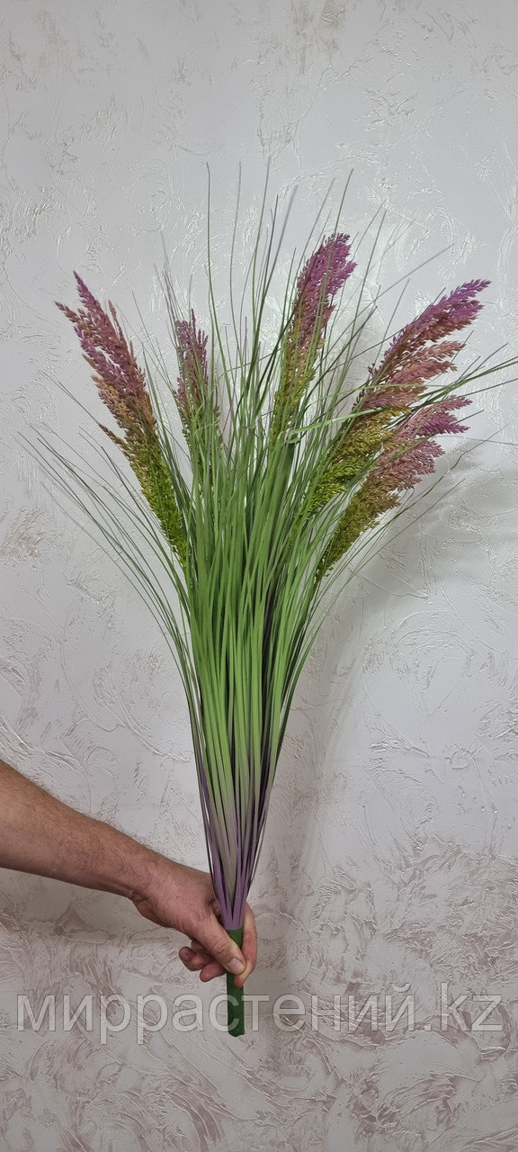 Осока искусственная трава цвет фиолетовый 90 см - фото 2 - id-p114193726