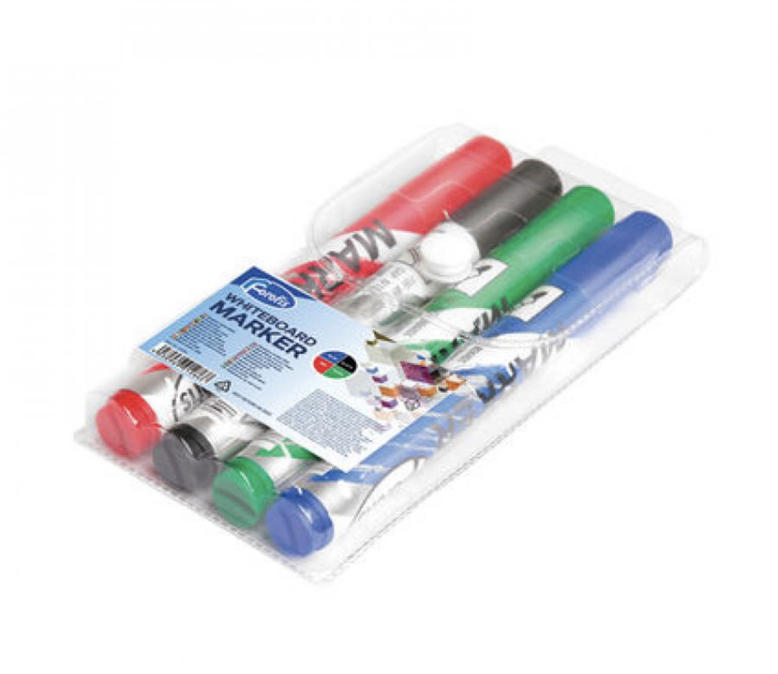 Набор маркеров для доски, круглый стержень, 4 цвета, Forofis - фото 1 - id-p114027974