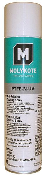 MOLYKOTE PTFE-N UV Spray - Бесцветное антифрикционное покрытие, отверждаемое при нормальной температуре