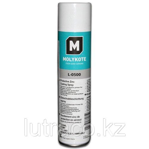 MOLYKOTE L-0500 Spray - Алюминиево - цинковое термостойкое антикоррозионное покрытие серебристого цвета - фото 1 - id-p114195907