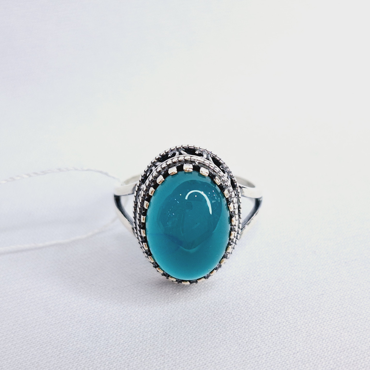 Кольца из серебра стекло ювелирное собственной огранки Красная Пресня 2367096-14, фото 1