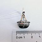 Кольца из серебра стекло ювелирное собственной огранки Красная Пресня 2367096-14, фото 3