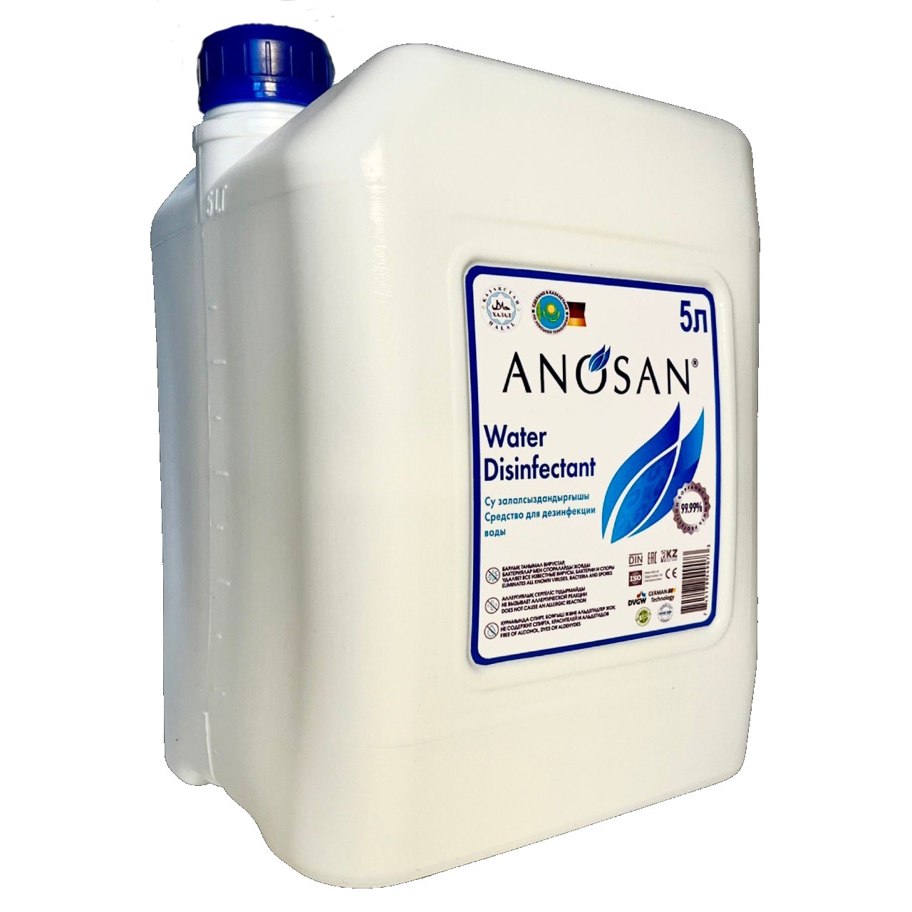 Дезинфицирующее средство ANOSAN для воды 5 л - фото 1 - id-p114142395