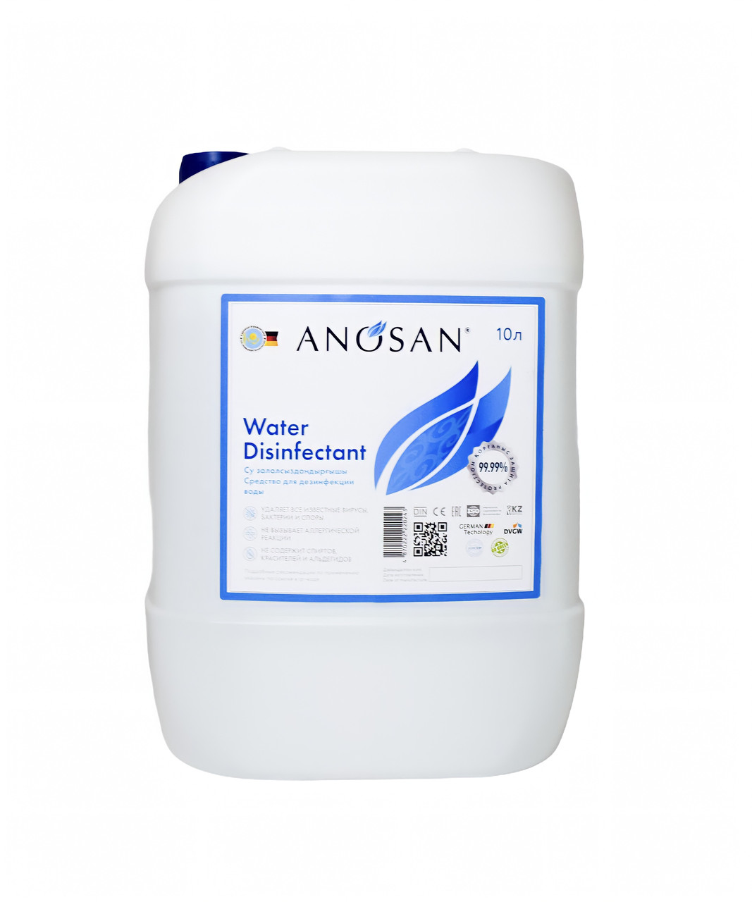 Дезинфицирующее средство ANOSAN для воды 10 л - фото 2 - id-p114142401