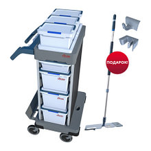 Профессиональные тележки для клининга