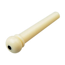 Фиксатор струн цвета слоновой кости с черной точкой Alice A021IVY/2PVC