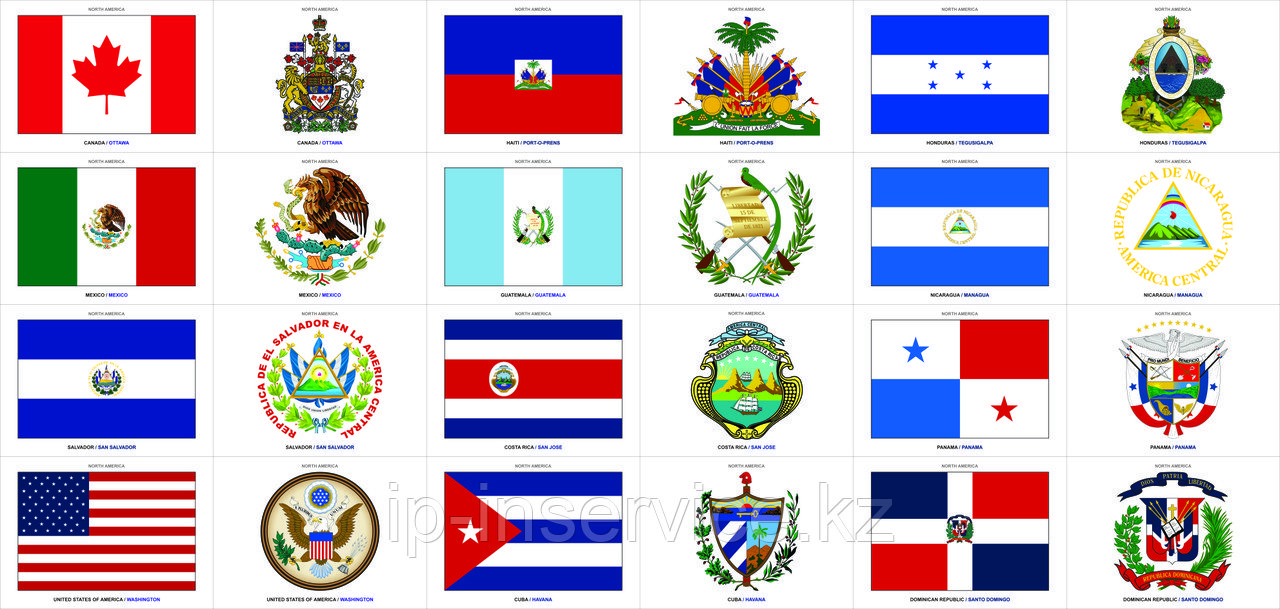 Карточки Флаги стран СНГ и мира