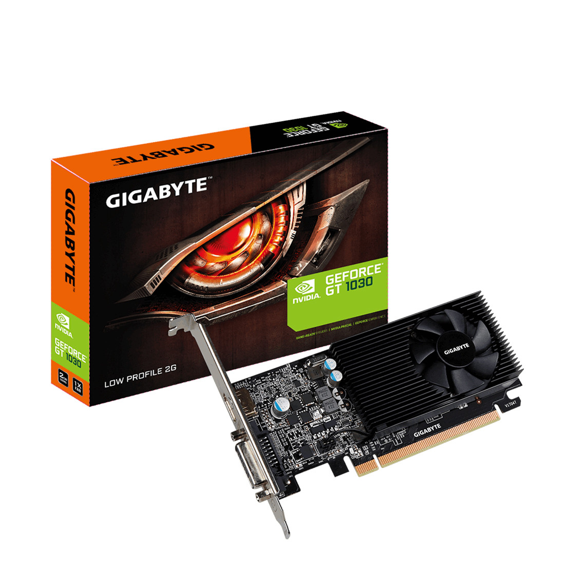 Видеокарта Gigabyte (GV-N1030D5-2GL) GT1030 Low Profile 2G DDR5 - фото 3 - id-p113667976