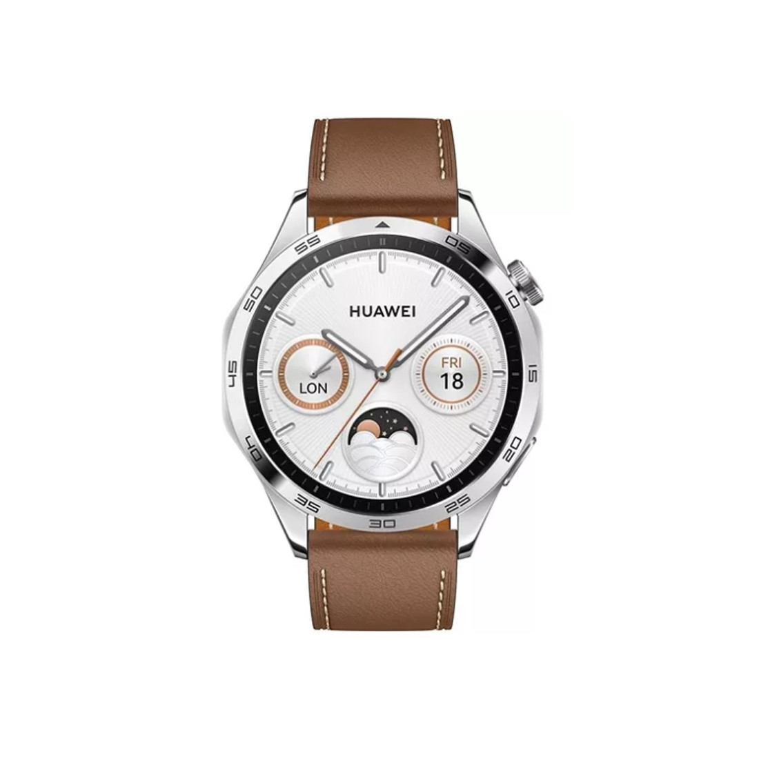 Смарт часы Huawei Watch GT 4 PNX-B19 46mm Brown Leather Strap - фото 2 - id-p114205501