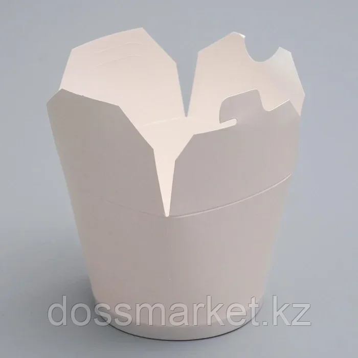 Контейнер бумажный для лапши "China Box", белый, 700 мл. - фото 2 - id-p114208724
