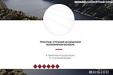 Джаз - Кровать с матрасом Викинг 00042270, 90-2, Каштан найбори, Анрэкс, фото 2