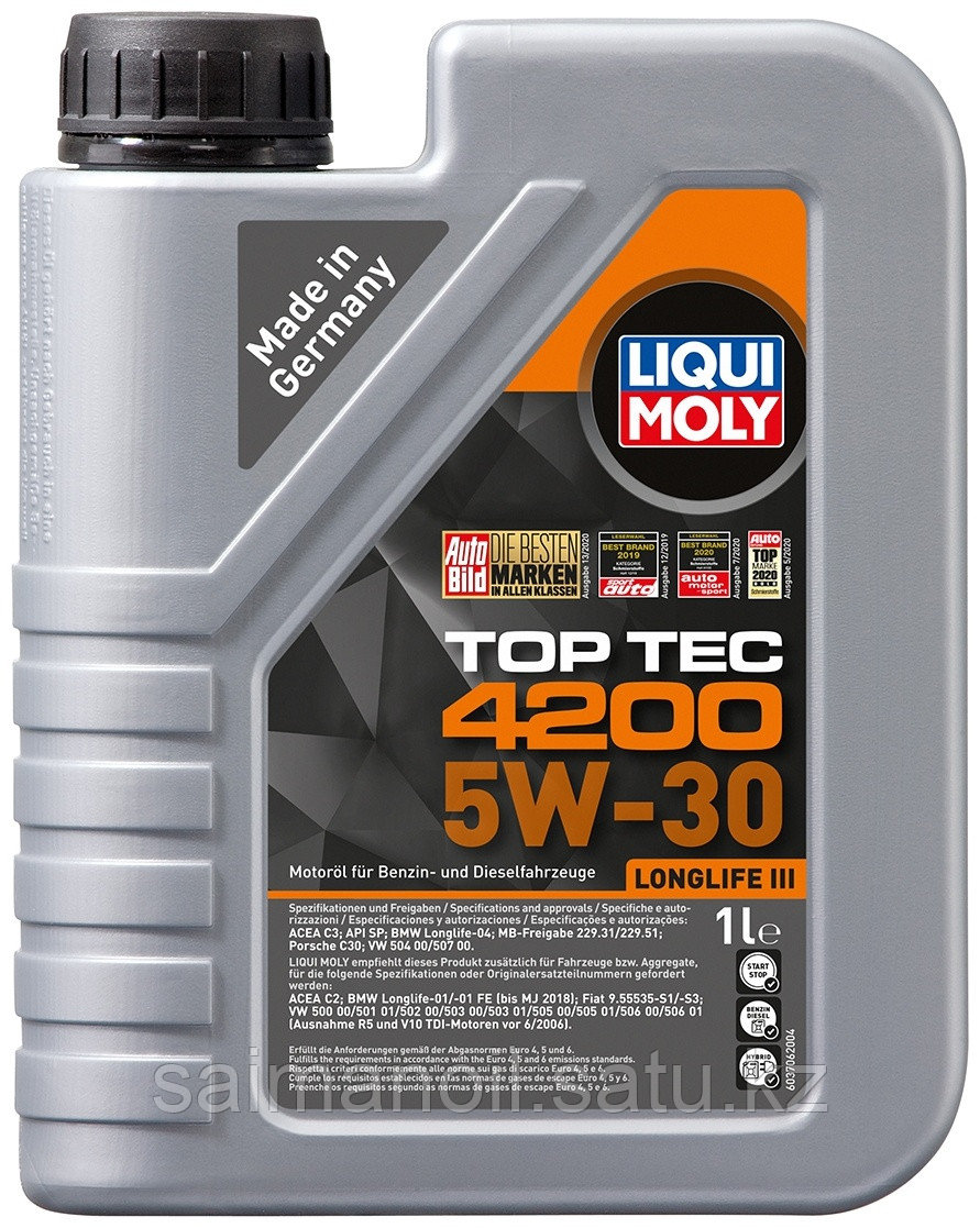 Моторное масло Liqui Moly Top Tec 4200 5W-30 1 л - фото 1 - id-p114211424