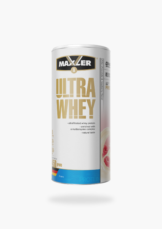 Ultra Whey Белый Шоколад с Малиной Банка 450г - фото 1 - id-p114211601