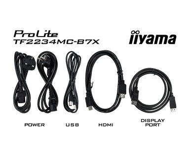Liyama TF2234MC-B7X Монитор сенсорный ProLite LCD 21.5'' [16:9] 1920х1080(FHD) IPS, 10 точек касания - фото 2 - id-p114211629
