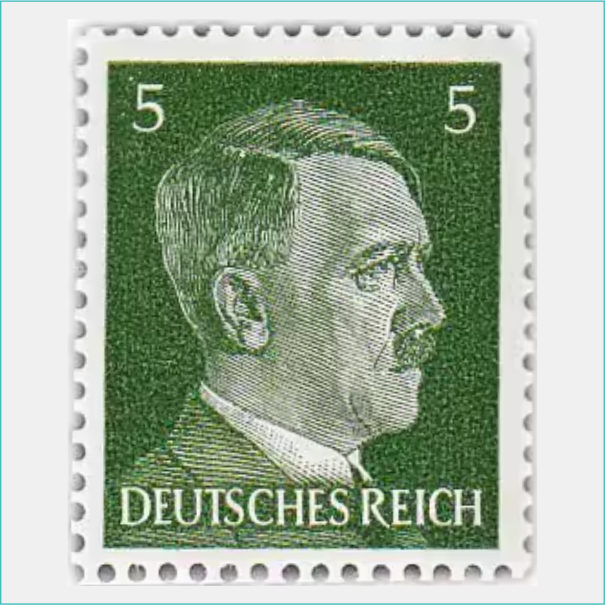 Марка Адольф Гитлер 5 рейхспфеннигов Германия Третий Рейх (1939-1945)