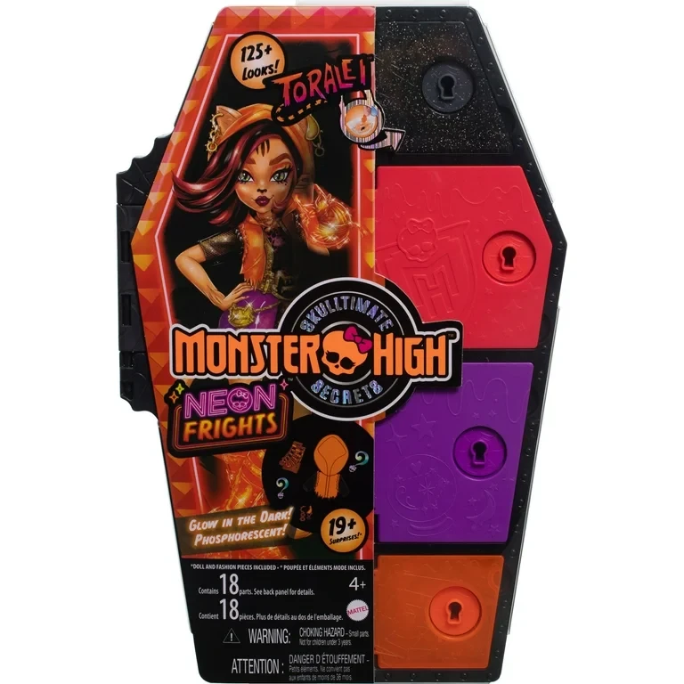 Оригинальная кукла Monster High Skulltimate Secrets Series 3 Neon Frights - Toralei - фото 1 - id-p114212344