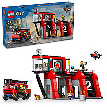 Lego 60414 Город Пожарная часть и пожарная машина