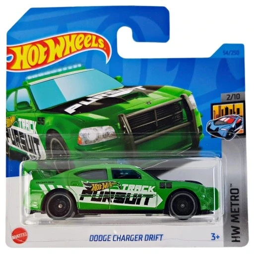Hot Wheels Модель Dodge Charger Drift, зелёный