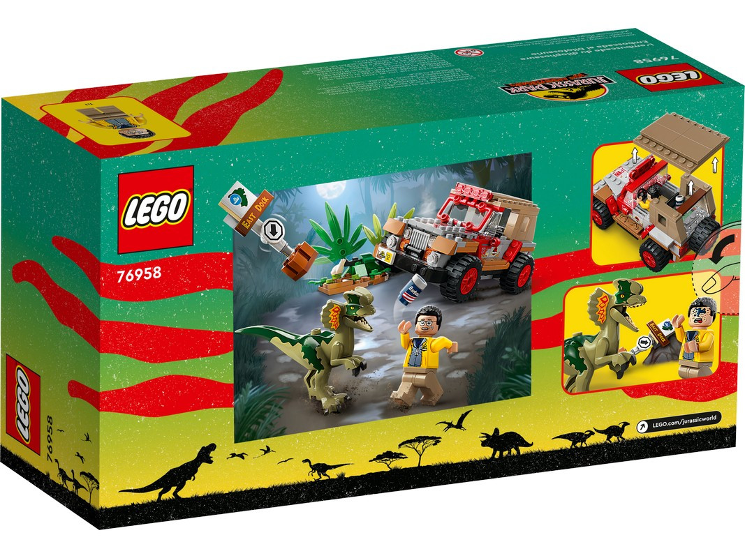76958 Lego Jurassic Park Засада Дилофозавра, Лего Парк Юрского периода - фото 2 - id-p111032382