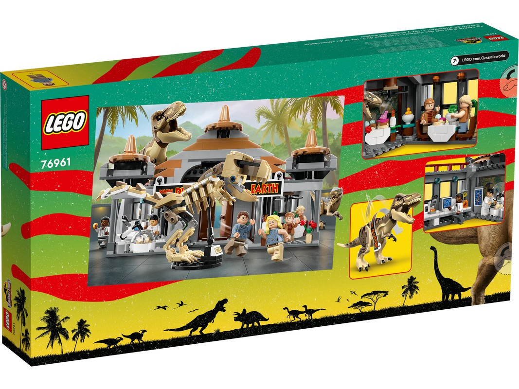 76961 Lego Jurassic Park Центр посетителей. Атака тираннозавра и раптора, Лего Парк Юрского периода - фото 2 - id-p111032385