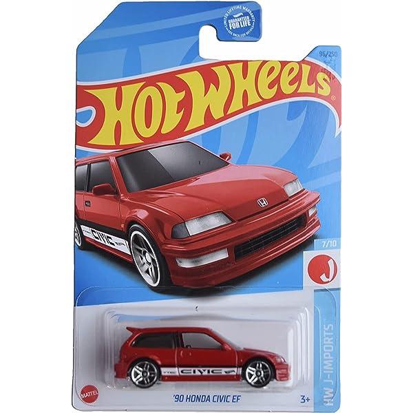 Hot Wheels Модель Honda Civic EF, '90 красный