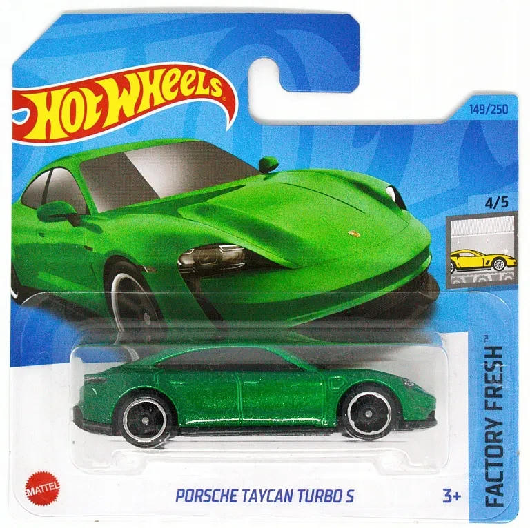 Hot Wheels Модель Porsche Tayacan Turbo S, зелёный - фото 1 - id-p110592579