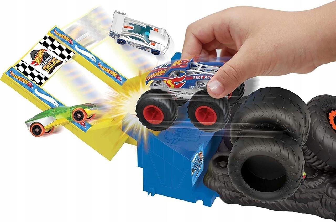 Hot Wheels Monster Trucks Набор Мир Арены Шинный пресс, Хот Вилс HNB89 - фото 4 - id-p112615466