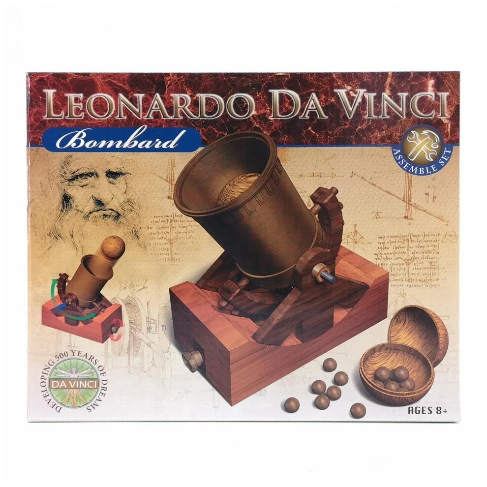 Edu Toys Сборная модель Пушка, Изобретения Леонардо да Винчи - фото 6 - id-p112615449