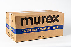 Диспенсер салфеткалары MUREX, 200 парақтан тұратын 18 қаптама