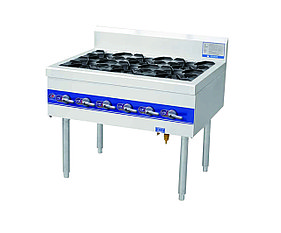 Плита газовая 6 конфорочная 1000*750*800