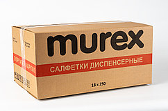 Диспенсер майлықтары MUREX, 250 парақтан тұратын 18 қаптама (люкс)