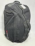 Мужская сумка-рюкзак-трансформер из брезента "DIEZEL"., фото 2