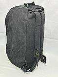Мужская сумка-рюкзак-трансформер из брезента "DIEZEL"., фото 5