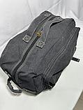 Мужская сумка-рюкзак-трансформер из брезента "DIEZEL"., фото 7
