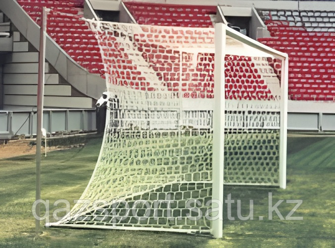 Ворота футбольные стационарные со стойками натяжения (5х2 м) - фото 4 - id-p114219449