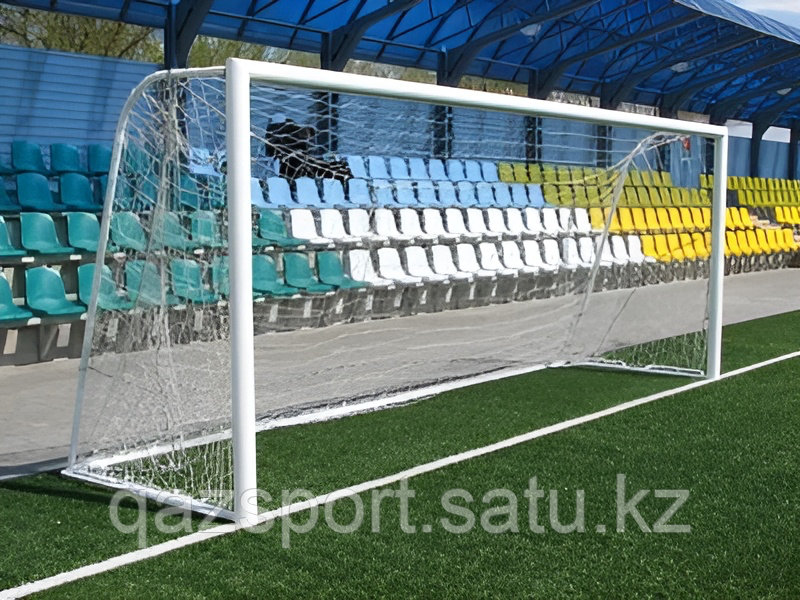 Ворота для футбола стационарные (7,32х2,44 м) - фото 1 - id-p114219463
