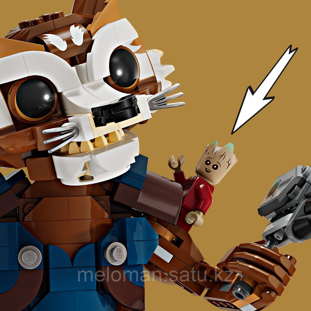 LEGO: Енот-ракета Marvel 76282 - фото 9 - id-p114078886