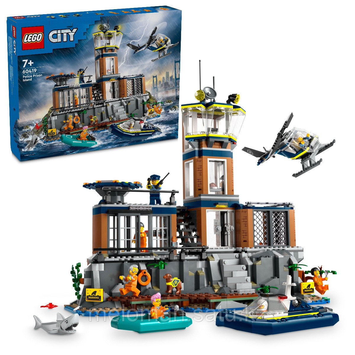 LEGO: Остров полицейской тюрьмы CITY 60419 - фото 1 - id-p114078941