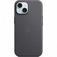 Apple Чехол для iPhone 15 FineWoven Case with MagSafe - Black аксессуары для смартфона (MT393ZM/A)
